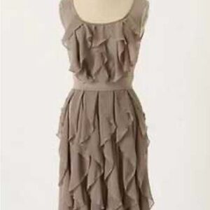 Anthropologie Rio Rao Dress, dark grey, pre-worn sz L